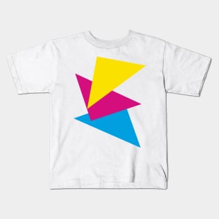 CMYK Triangles Kids T-Shirt